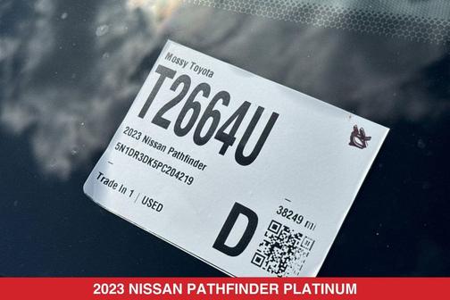 Super Black 2023 Nissan Pathfinder Platinum 4WD