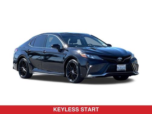 Midnight Black Metallic 2021 Toyota Camry XSE