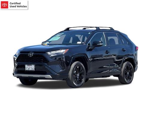 Midnight Black Metallic 2025 Toyota RAV4 Hybrid SE