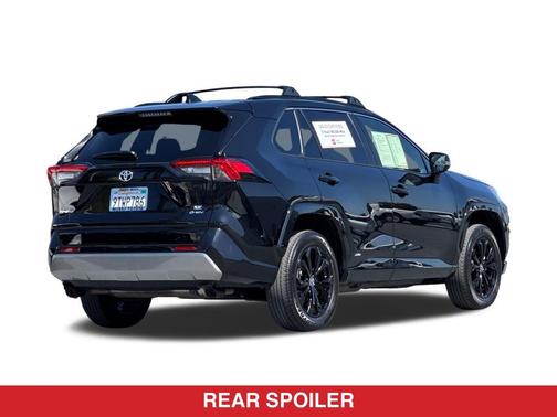 Midnight Black Metallic 2025 Toyota RAV4 Hybrid SE
