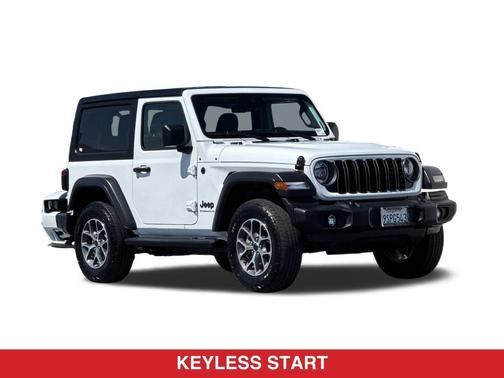 Bright White Clearcoat 2025 Jeep Wrangler Sport S