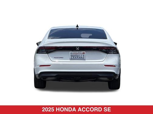 Platinum White Pearl 2025 Honda Accord SE