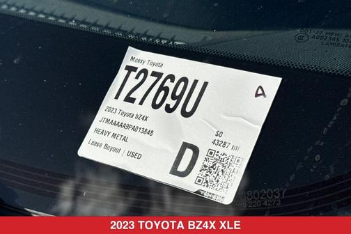 Heavy Metal 2023 Toyota bZ4X XLE