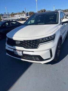 Snow White Pearl 2021 Kia Sorento Hybrid EX