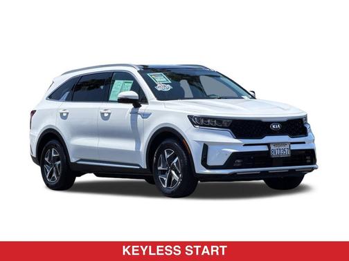 Snow White Pearl 2021 Kia Sorento Hybrid EX