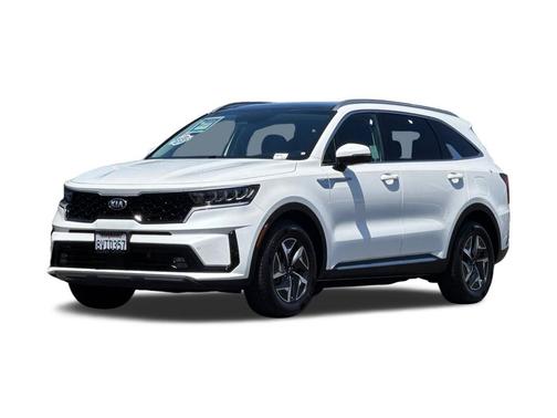 Snow White Pearl 2021 Kia Sorento Hybrid EX