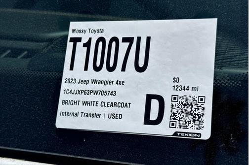 2023 Jeep Wrangler 4xe Sahara High Altitude