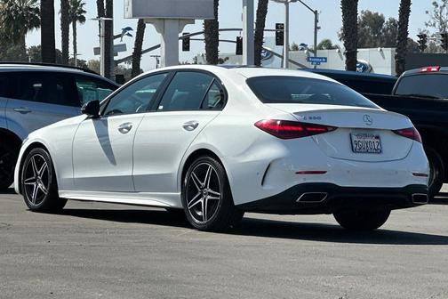 Polar White 2023 Mercedes-Benz C-Class Sedan