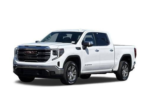 Summit White 2025 GMC Sierra 1500 SLT