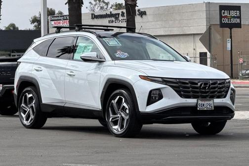 Quartz White 2022 Hyundai TUCSON Limited