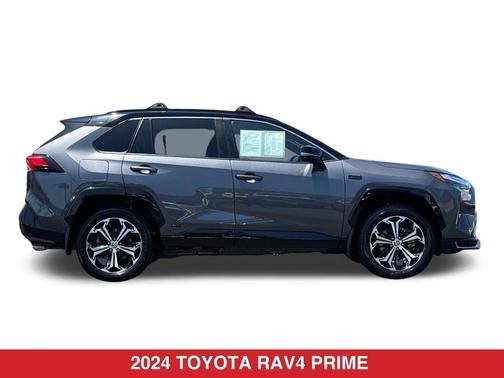 Magnetic Gray Metallic/Midnight Black Metallic 2024 Toyota RAV4 Prime XSE