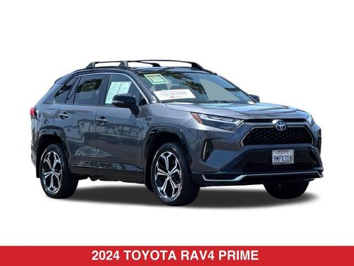 Magnetic Gray Metallic/Midnight Black Metallic 2024 Toyota RAV4 Prime XSE