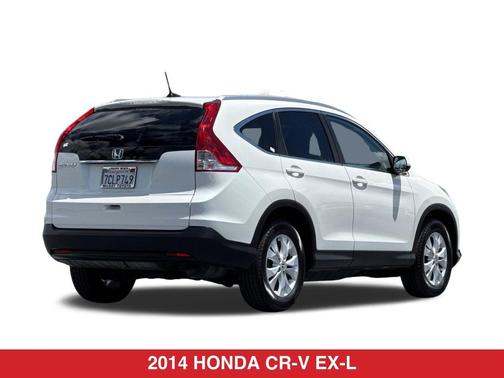 White Diamond Pearl 2014 Honda CR-V EX-L