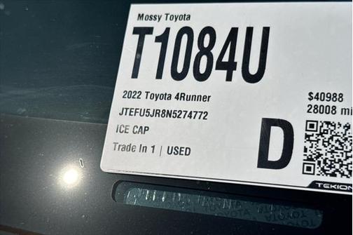 2022 Toyota 4Runner SR5 Premium