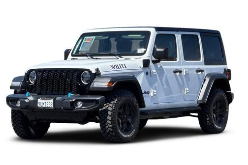 Bright White Clearcoat 2023 Jeep Wrangler 4xe Base