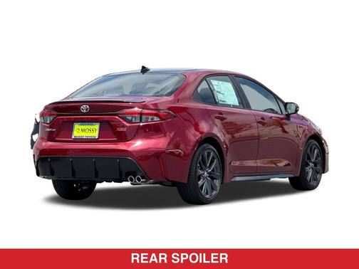Ruby Flare Pearl with Midnight BlackMetallic roof 2026 Toyota Corolla XSE