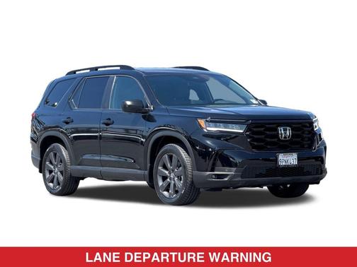 Crystal Black Pearl 2025 Honda Pilot Sport
