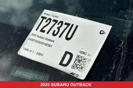 Crystal White Pearl 2025 Subaru Outback Wilderness