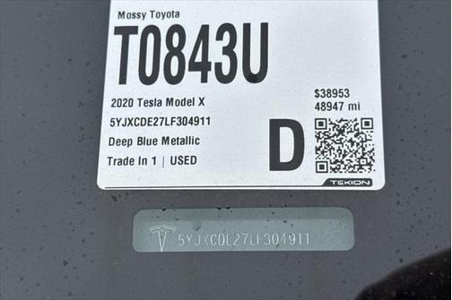 2020 Tesla Model X Long Range Dual Motor All-Wheel Drive