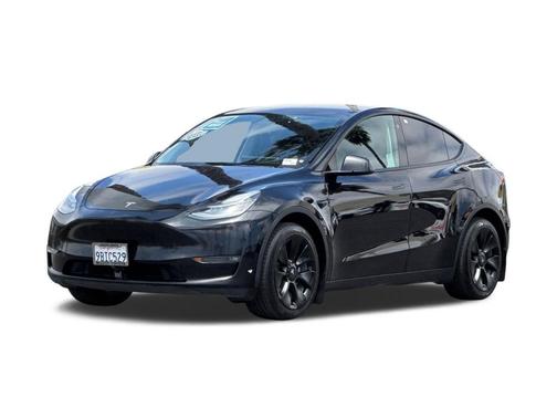 Solid Black 2022 Tesla Model Y Long Range Dual Motor All-Wheel Drive