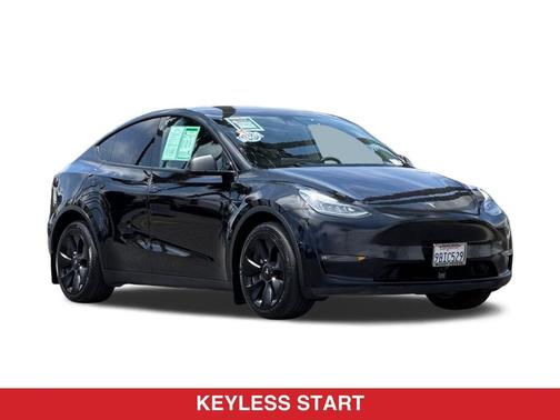 Solid Black 2022 Tesla Model Y Long Range Dual Motor All-Wheel Drive