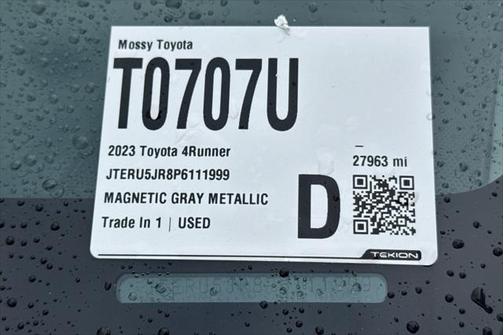 2023 Toyota 4Runner TRD Off Road Premium