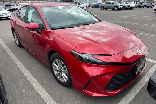 Supersonic Red 2025 Toyota Camry LE