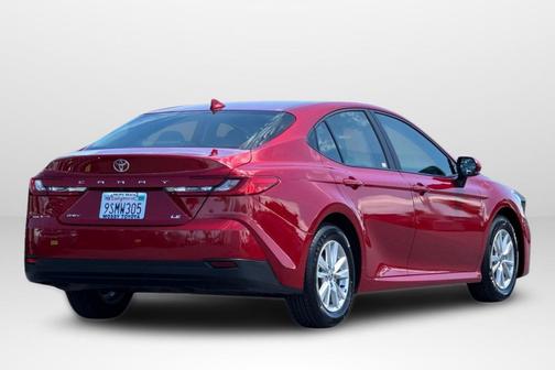 Supersonic Red 2025 Toyota Camry LE