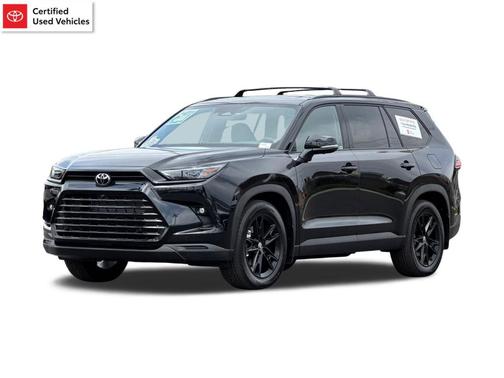 Midnight Black Metallic 2026 Toyota Highlander Hybrid Base