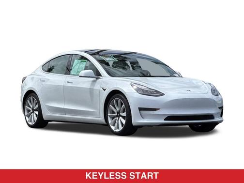 Pearl White Multi-Coat 2020 Tesla Model 3 Standard Range Plus