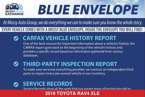 Silver Sky Metallic 2019 Toyota RAV4 XLE