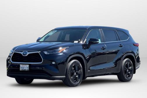 MIDNIGHT BLACK METAL 2023 Toyota Highlander Hybrid LE