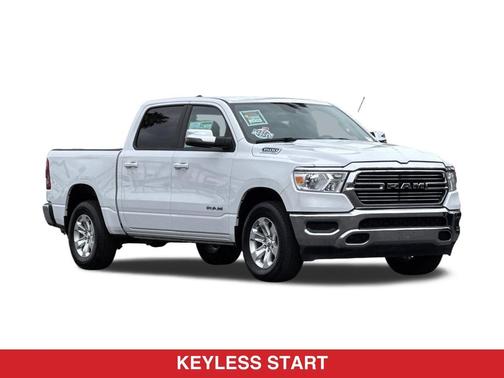Bright White Clearcoat 2024 RAM 1500 Laramie