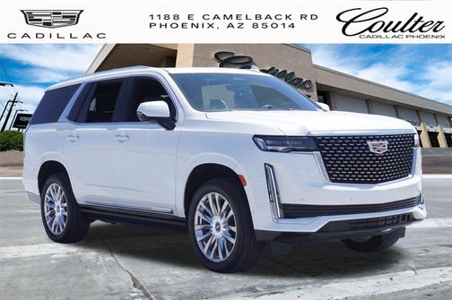 Crystal White Tricoat 2022 Cadillac Escalade Premium Luxury