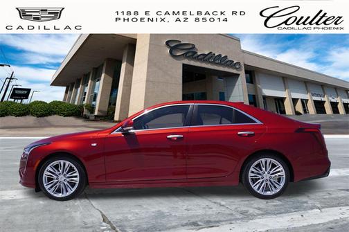 Radiant Red Tintcoat 2023 Cadillac CT4 Premium Luxury