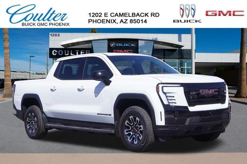 Summit White 2026 GMC Sierra EV Extended Range Elevation