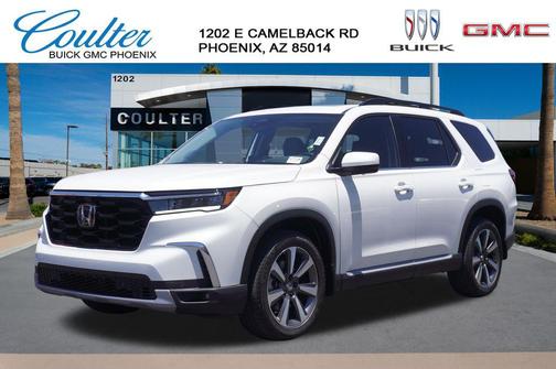 Platinum White 2024 Honda Pilot Elite