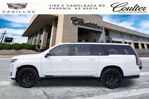 Crystal White Tricoat 2021 Cadillac Escalade ESV Sport