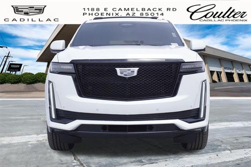 Crystal White Tricoat 2021 Cadillac Escalade ESV Sport