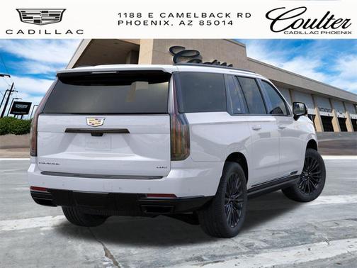 Vibrant White Tricoat 2026 Cadillac Escalade ESV Sport Platinum