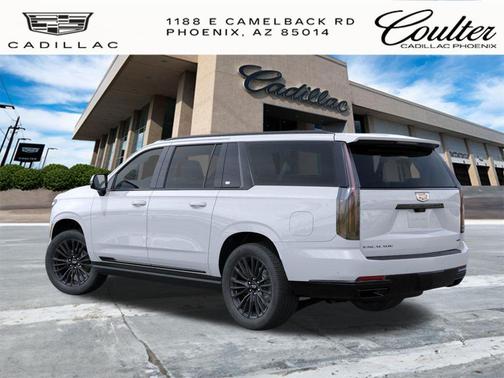 Vibrant White Tricoat 2026 Cadillac Escalade ESV Sport Platinum