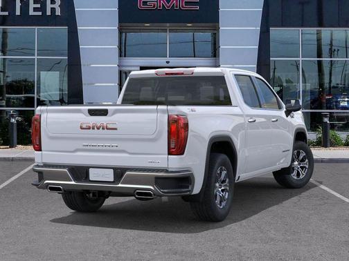 Glacier White Tricoat 2026 GMC Sierra 1500 SLT