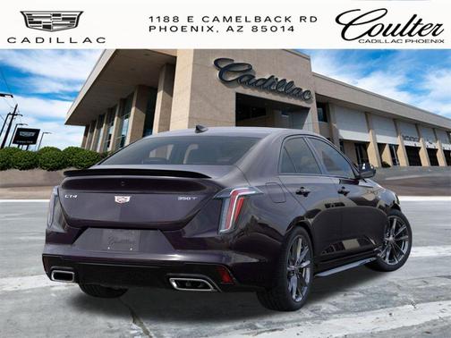 Midnight Sky Metallic 2026 Cadillac CT4 Sport RWD