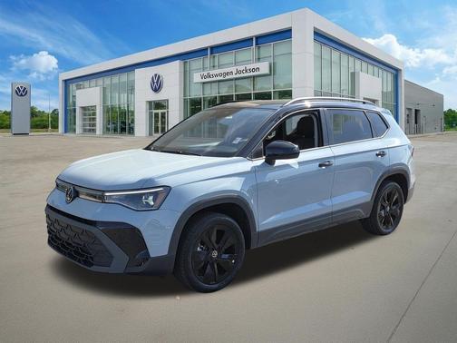 Monument Gray w/Deep Black Roof 2025 Volkswagen Taos 1.5T SE Black