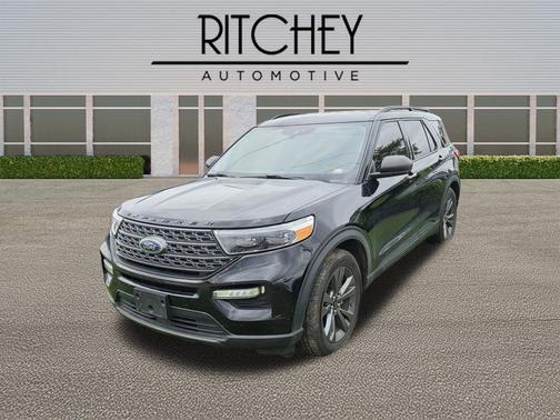 Agate Black Metallic 2021 Ford Explorer XLT