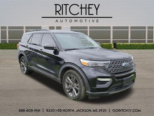 Agate Black Metallic 2021 Ford Explorer XLT