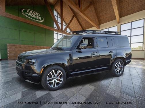 Santorini Black 2023 Land Rover Defender 130 X