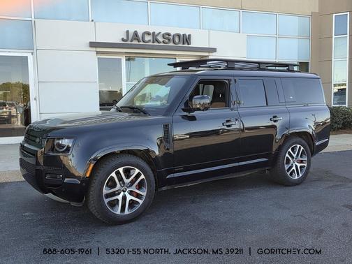 Santorini Black 2023 Land Rover Defender 130 X