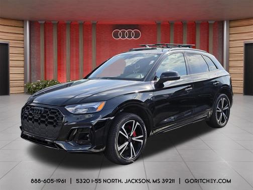 Mythos Black Metallic 2025 Audi Q5 45 S line Premium Plus