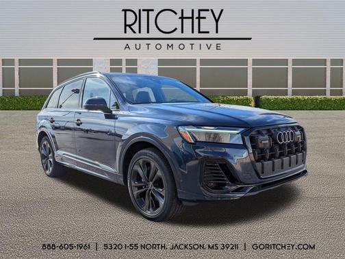 Waitomo Blue Metallic 2025 Audi Q7 55 Premium Plus
